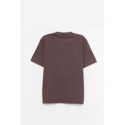 OUR LEGACY WORN BROWN BOX T SHIRT